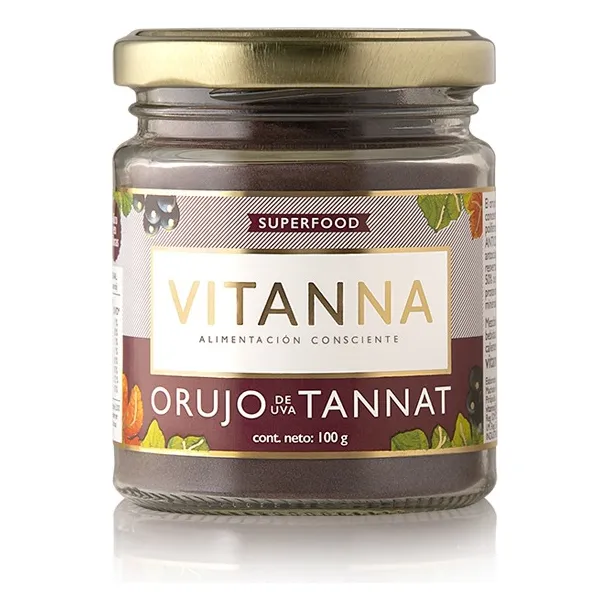 VITANNA Harina De Orujo De Uva Tannat - 100 Gramos