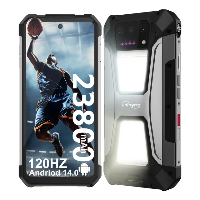Unihertz Tank 2 Pro 8849 23800 Mah (8+8)gb 256gb Rugged Smartphone With Projector Mobile Phone Android 14 100mp Dual Sim