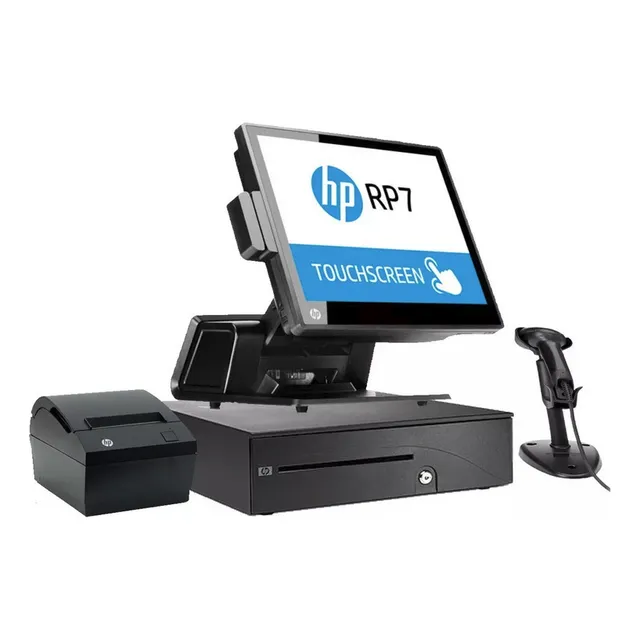 Rápida All In One Punto De Venta Touch Hp 256gb Ssd 8ram Negro (Reacondicionado)