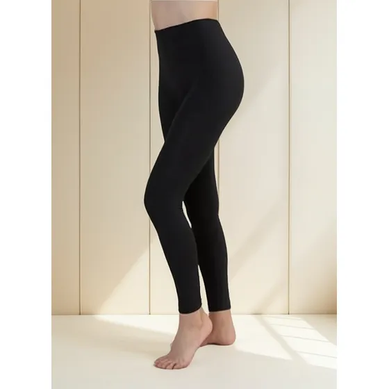 6 Pantys Medias Tipo Calzas Con Polar Elasticas Invierno