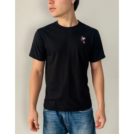 Playera Snoopy Cool Negra