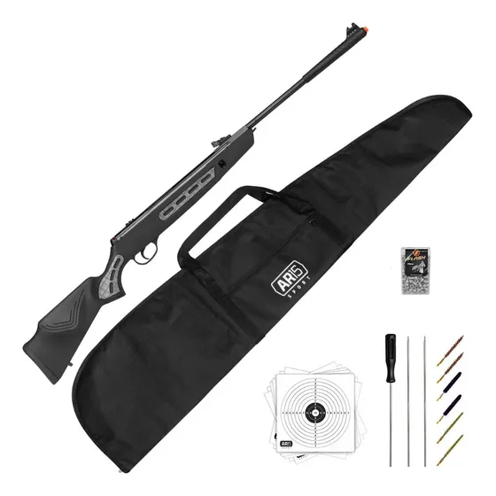 Carabina Hatsan Striker 1000s 5.5 + Capa Ar15 + Kit Limpeza