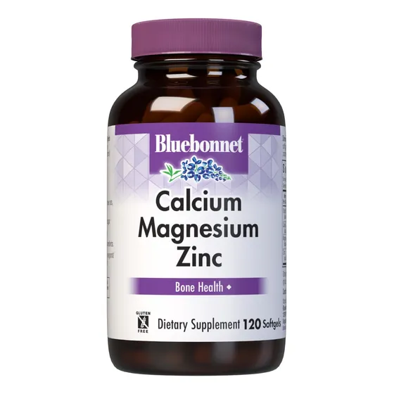 Suplemento Bluebonnet: Calcio, Magnesio, Zinc Y Vitamina D3