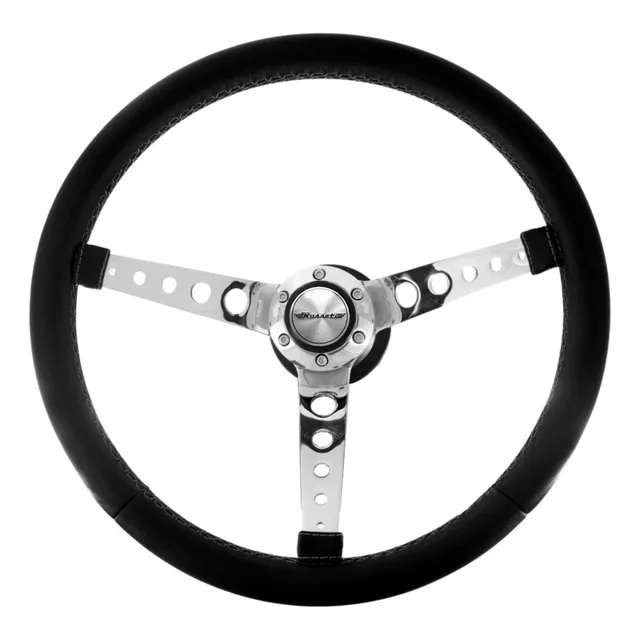 Volante Classico Rosseti Five Balls Couro Linha Volkswagen