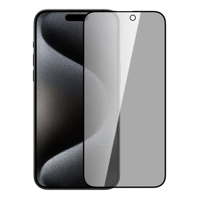 Protector Pantalla Vidrio Antiespia Para iPhone 16 Pro Max