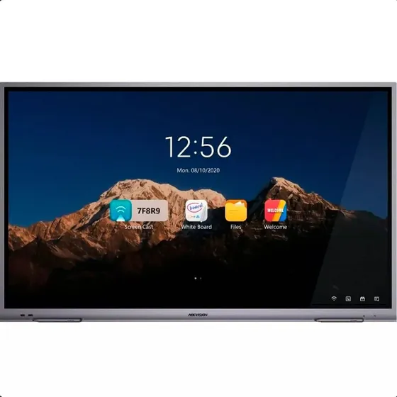 Pantalla Interactiva Hikvision 65' 4k Hd Tactil Wifi Android Color Negro