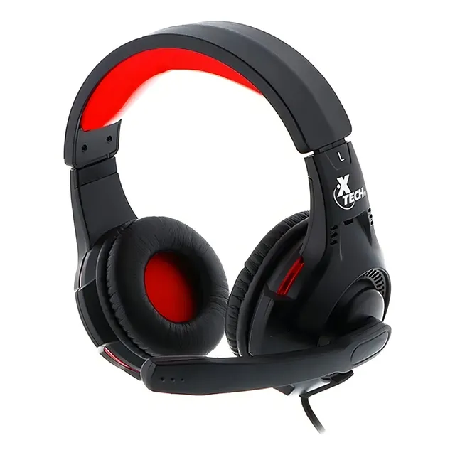 Audifonos Gamer Xtech Xth-541 Ixion Iluminados Con Micrófono Color Negro