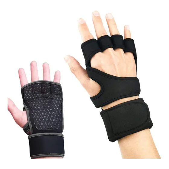 Guantes Calleras Entrenamiento Pesas Con Soporte De Muñeca