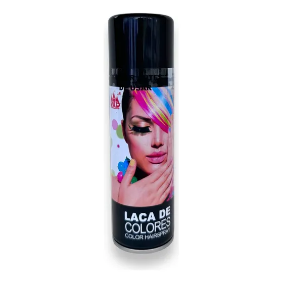 Laca Spray Tinte Para Cabello Colores Temporal Indigo72