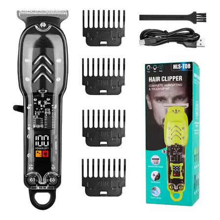 Avidus Maquina Para Cortar Cabello Profesional Cortadorade Color Negro Cortadora Cabello Cortapelos Inalámbrico Para Con Batería De Larga Duración, Adecuado Para Uso Familiar, Barbería Y Niños