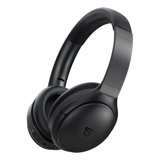 Audífonos Soundpeats A6 Plegables Con Bluetooth Color Negro