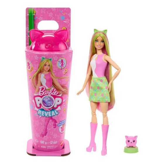 Muñeca Barbie Pop Reveal Cambia De Color Acessorios Y Slime