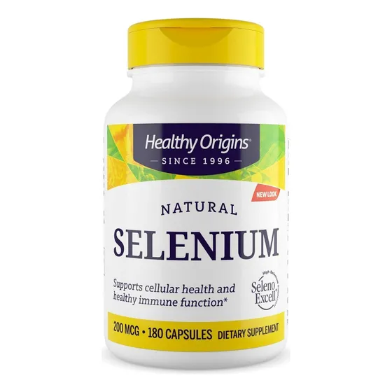 Suplemento De Selenio De Healthy Origins, 200 Mcg, 180 Cápsu