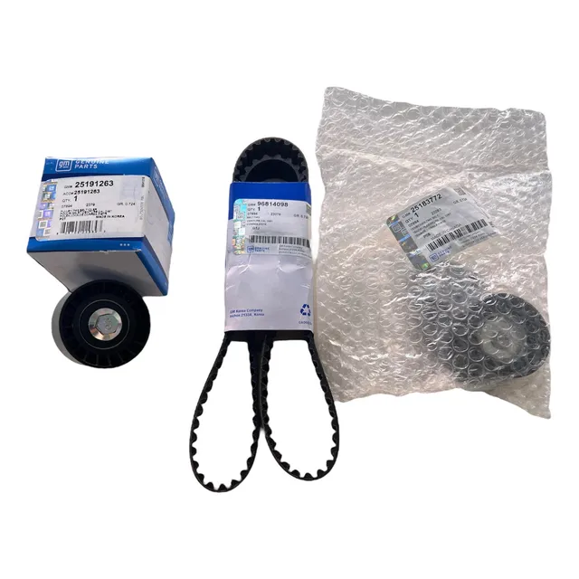 Kit De Correa Tiempo Aveo 1.6 100% Gm Original 127 Dientes