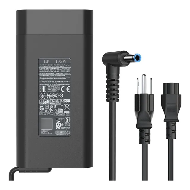Cargador notebook HP 135W Color Negro 110/220V