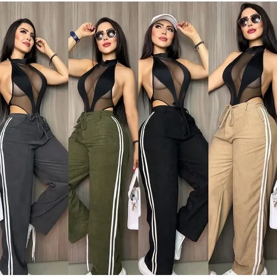 Pantalones Cargo Bota Ancha Al Mayor De Dama 