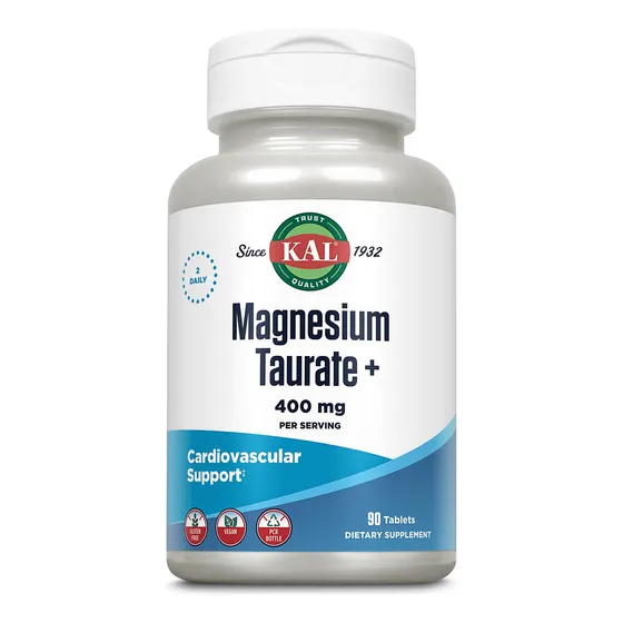 Taurato De Magnesio Kal 400 Mg Más Coenzima Vitamina B6, Que