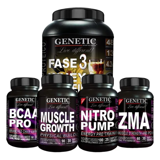 Anabol 5 Crecimiento Muscular Pro Hormonal Testo Up Genetic