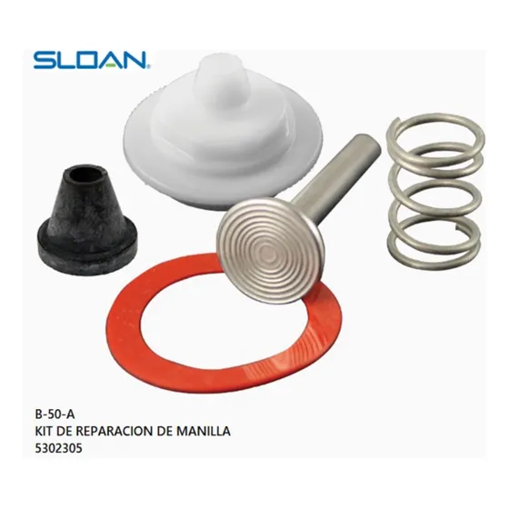 Kit B-50-a Reparación Palanca Manilla Fluxometro Sloan Uri.