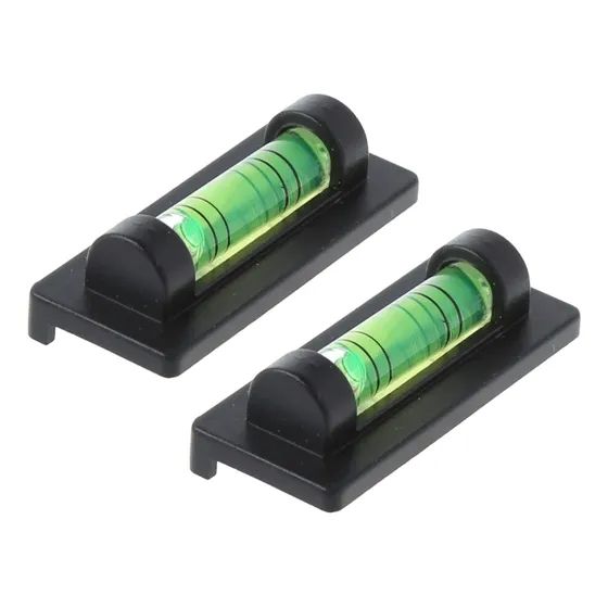 Kit 2 Nivel De Bolha Retangular 40x17mm Base Magnética