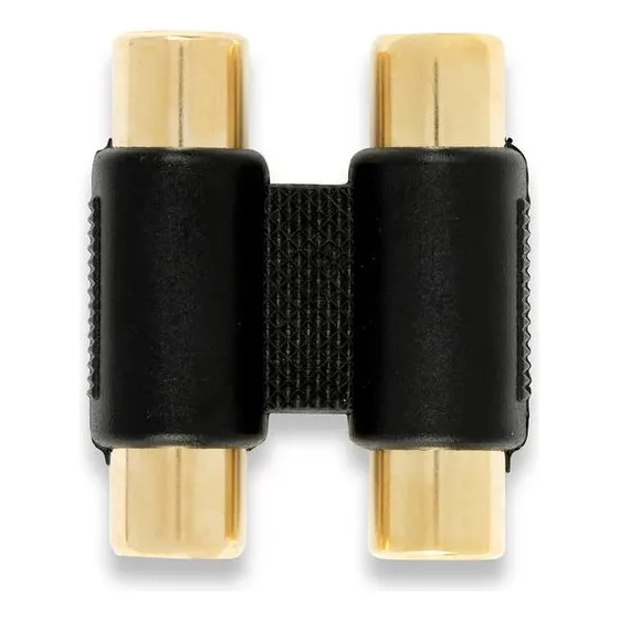 Conector Adaptador Unión Rca Doble Hembra Hembra (1 Unds)