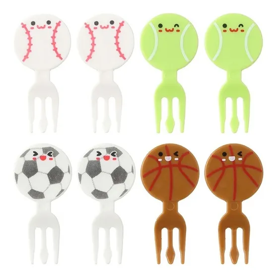 Pincho Palillo De Comida Balones X 8 Unidades Úpale