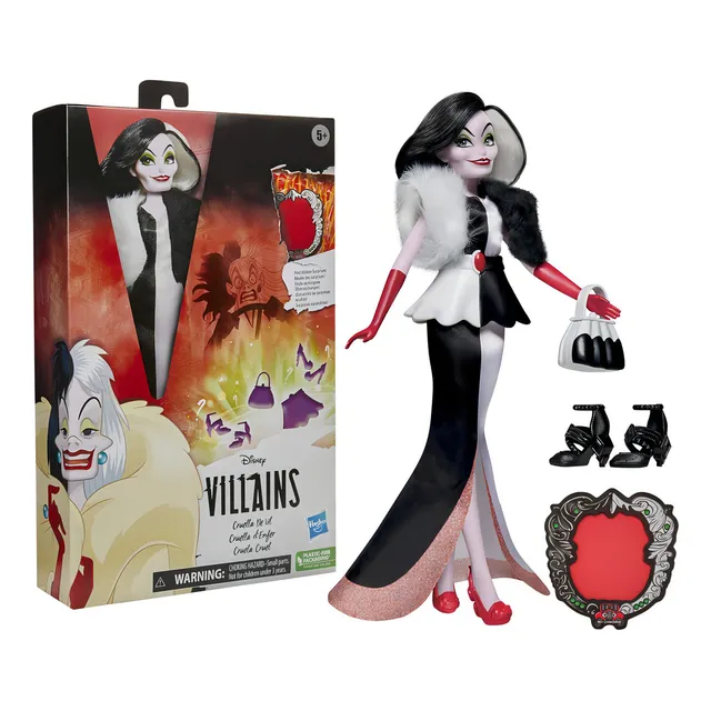 Muñeca Hasbro Disney Villains Cruella De Vil - 27 Cm
