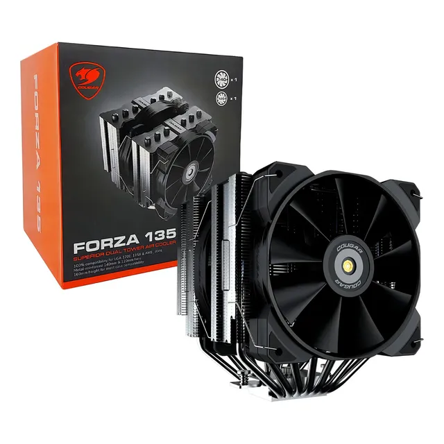 Cougar Air Cooler Force 135 Mhp 140-a 140 mm Mhp 120 120 mmppwm LED sin LED