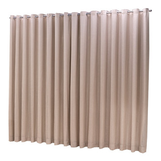 Cortina Gaze De Linho Com Forro 4,00x2,50 Trilho Suiço Duplo Cortina Gaze De Linho Com Forro 4,00x2,50 Trilho Suiço Duplo