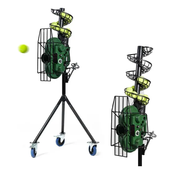 Máquina De Entrenamiento Practica Lanza Pelotas De Tenis 
