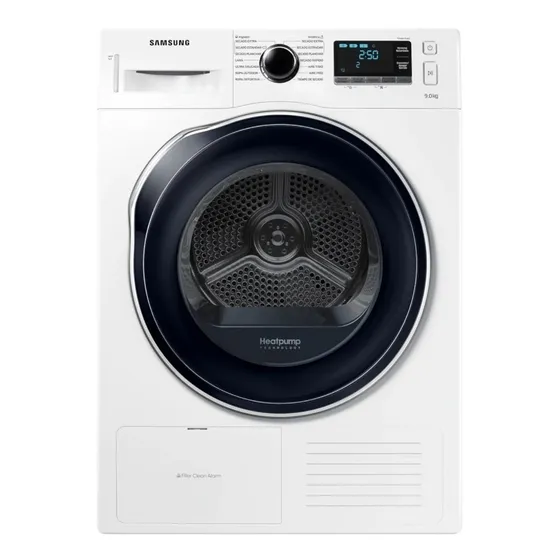 Secarropas Samsung DV90T5240A Carga Frontal 9 Kg Blanco