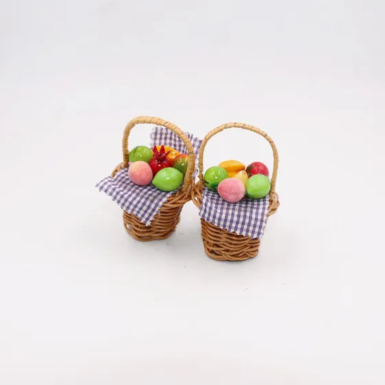 Imán Cesta De Frutas Decorativo Nevera Cocina Colorido