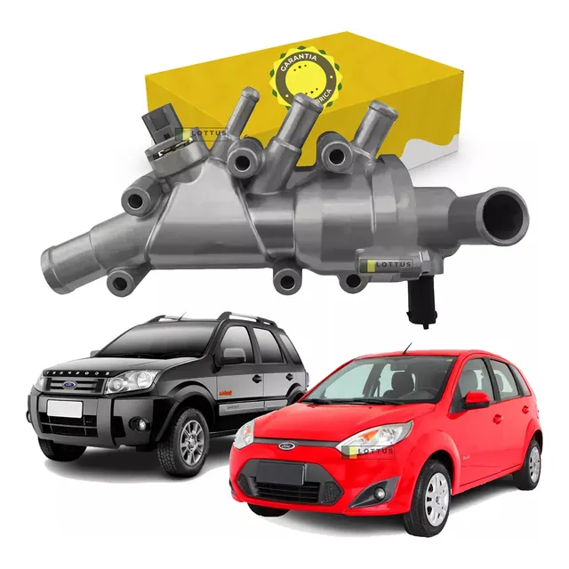 Carcaça Válvula Termostatica Fiesta 1.0 1.6 Flex Zetec Rocam