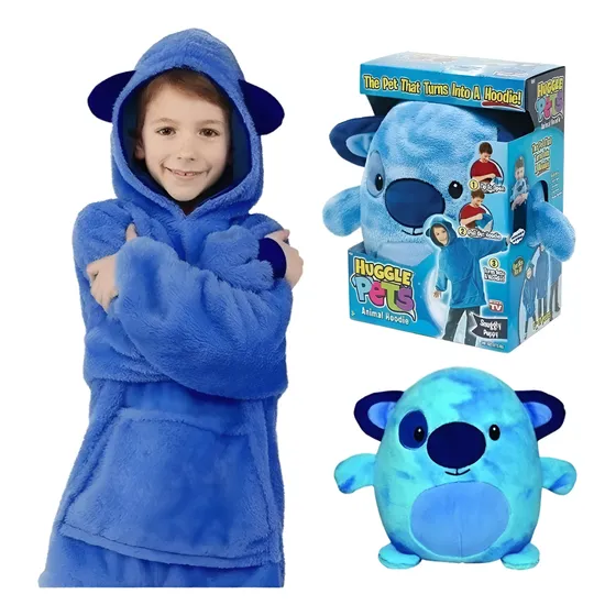 Huggle Pets Divertidos Buzos Con Capota En Forma De Peluche 