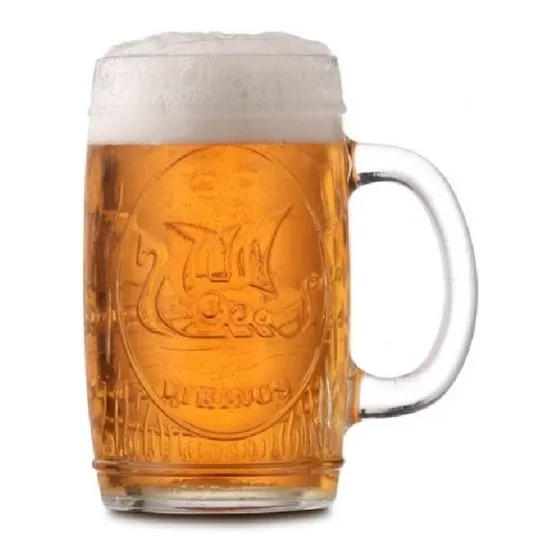 4 Vasos Cerveceros / Shoperos 480ml Vikingos