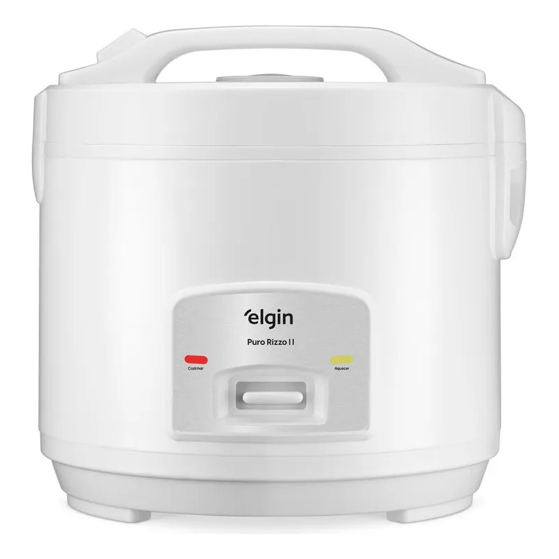 Panela De Arroz Elétrica Puro Rizzo 10x Elgin 2l 700w 110v Branco 127v 60hz