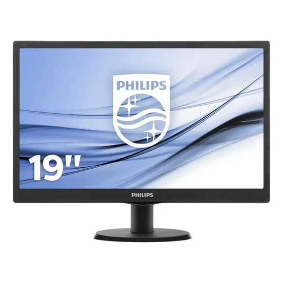 Monitor Philips 18.5  Led Widescreen 193v5lsb2 60hz Vesa