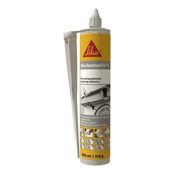 Sika Anchorfix 1 Adhesivo Poliester X 300 Ml Anclaje Químico