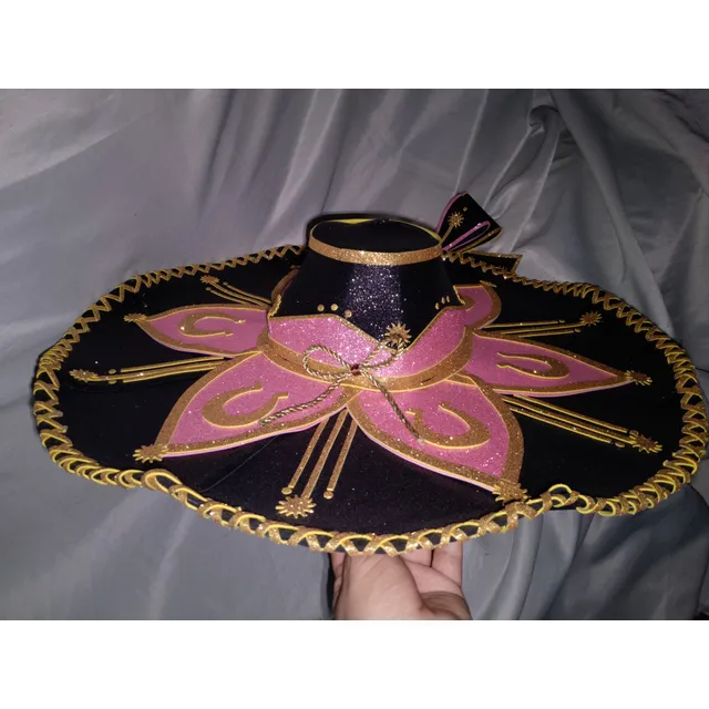 Sombrero De Mariachis De Charro En Foami Decorado Fiesta