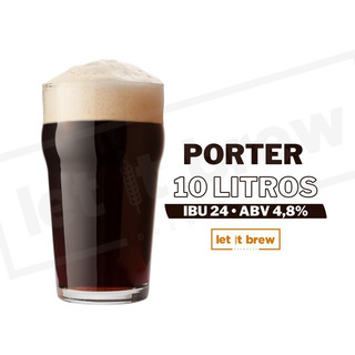 Kit Insumos Para Cerveja Porter 10l + 2 Brindes Kit Insumos Para Cerveja Porter 10l + 2 Brindes