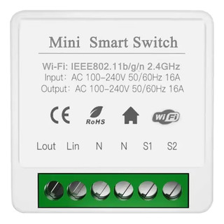 Mini Interruptor Inteligente Wifi, Control Y Automatización Mini Interruptor Inteligente Wifi, Control Y Automatización