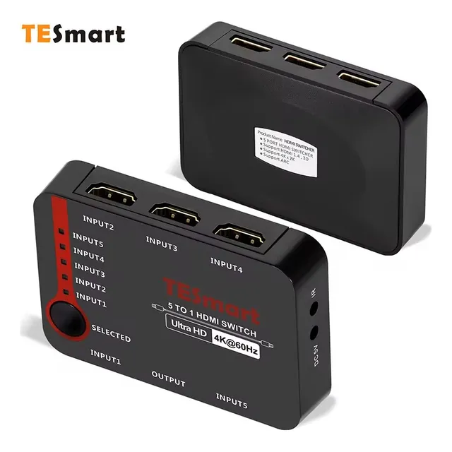 Splitter Hdmi Multi Suiche 5x1 / 2k / 4h / Ultra Hd Cod 612
