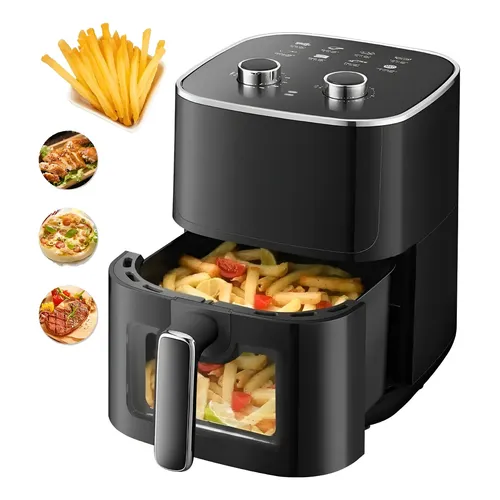 Fritadeira de ar digital Gourmia 7 QT 6.7L preta/prata | MercadoLivre