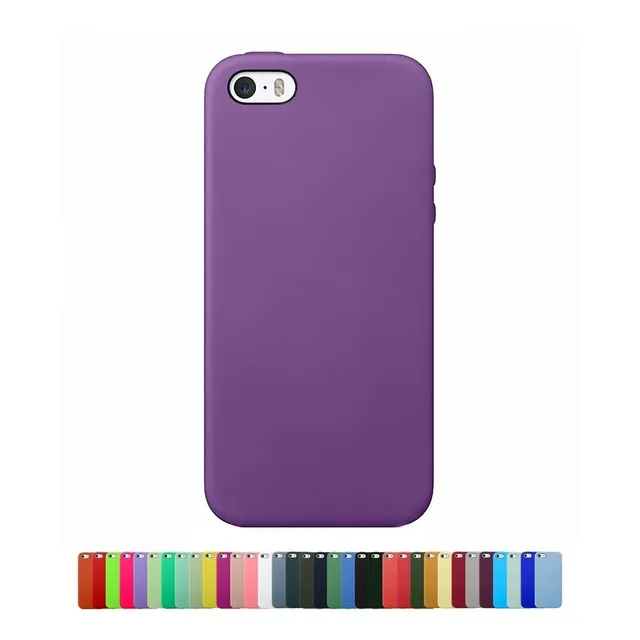 Capa Capinha Silicone Compatível Com Apple iPhone 5 E 5s Se