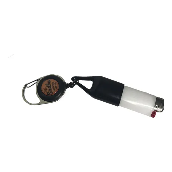 Porta Isqueiro Chaveiro Flexivel Cordão Retrátil Oferta