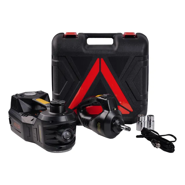 Feanisifei Kit Hidraulico Gato Electrico 5 Tonelada 12 V Luz