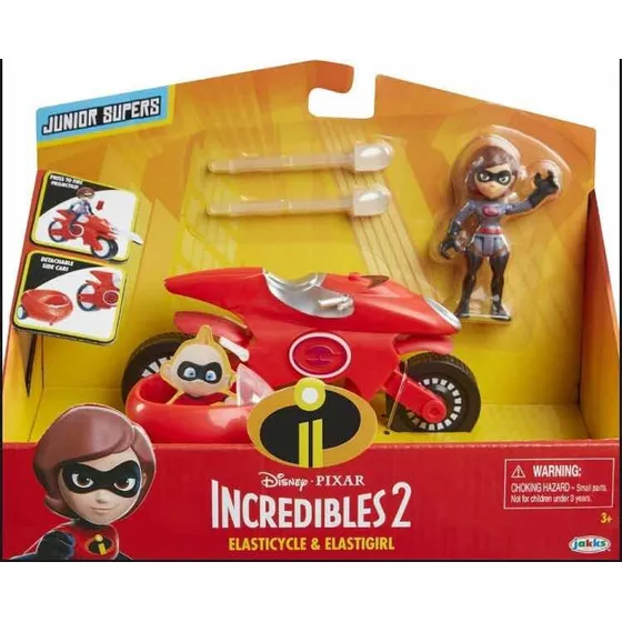Los Increíbles 2 Súpers Elastigirl Y Elasticycle.