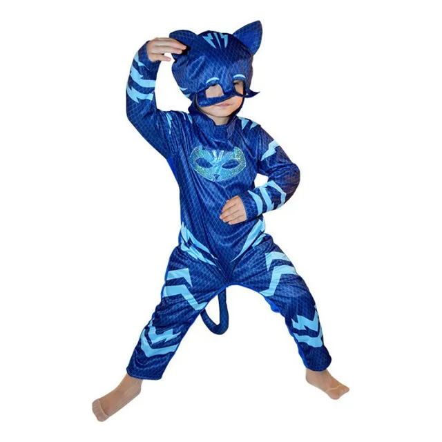 C Cosplay Pj Masks Catboy Gekko Traje Halloween Disfraz Niños