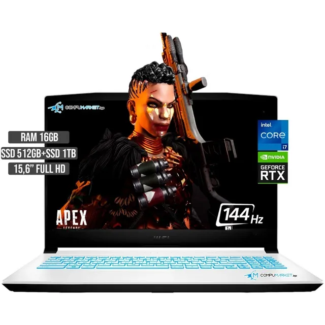 Msi Intel Core I7 11800h Ssd 512gb+ Ssd1tb Ram 16 Rtx 3050ti