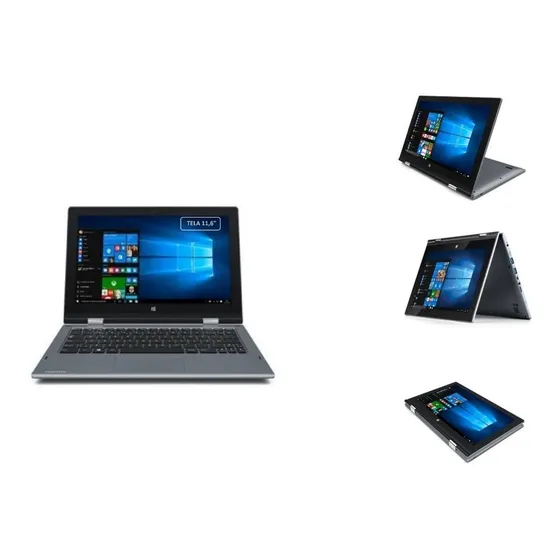 Notebook 2 Em 1 Tablet Duo Zr3635 Intel Celeron Memoria 4gb